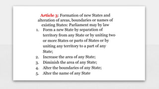 Union and its territory | PDF