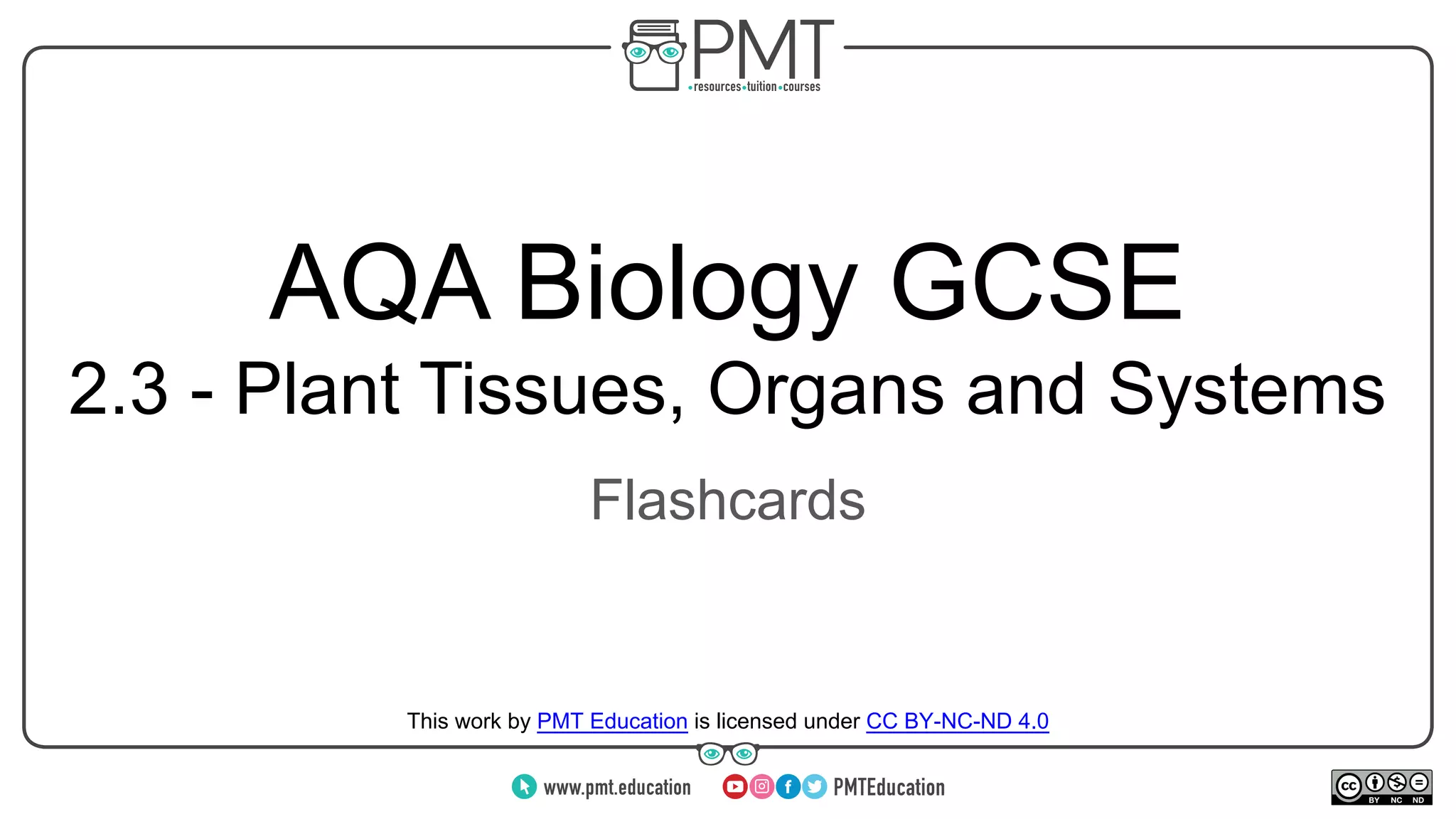 Flashcards 2.3 Plant Tissues, Organs and Systems AQA Biology GCSE.pdf