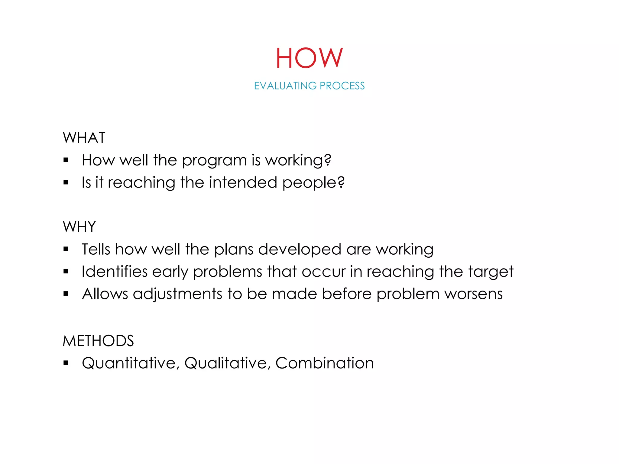 Bennett's 5 Inference Bennett's hierarchy of outcomes | PPTX