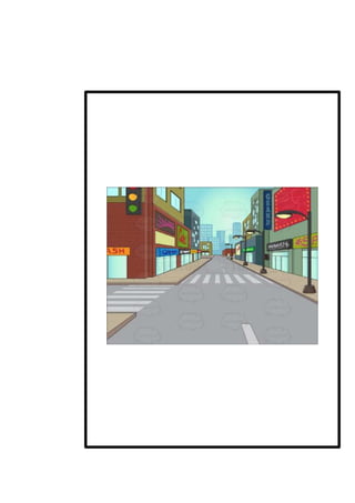 Flashcards (elementos de la calle en inglés)