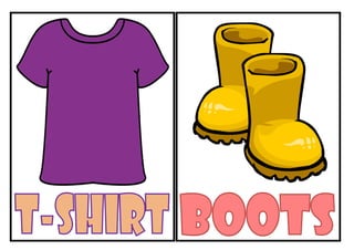 Flashcards Clothes 2ndgrade