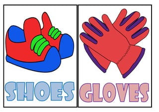 Flashcards Clothes 2ndgrade