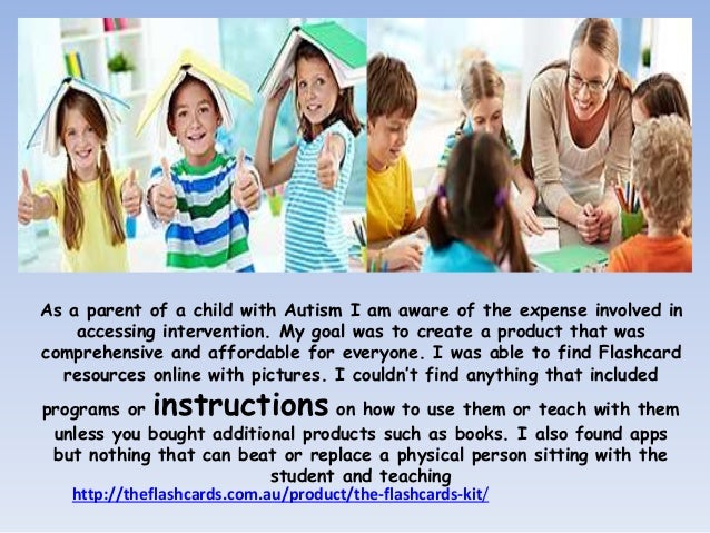 Flashcards For Kids With Autism