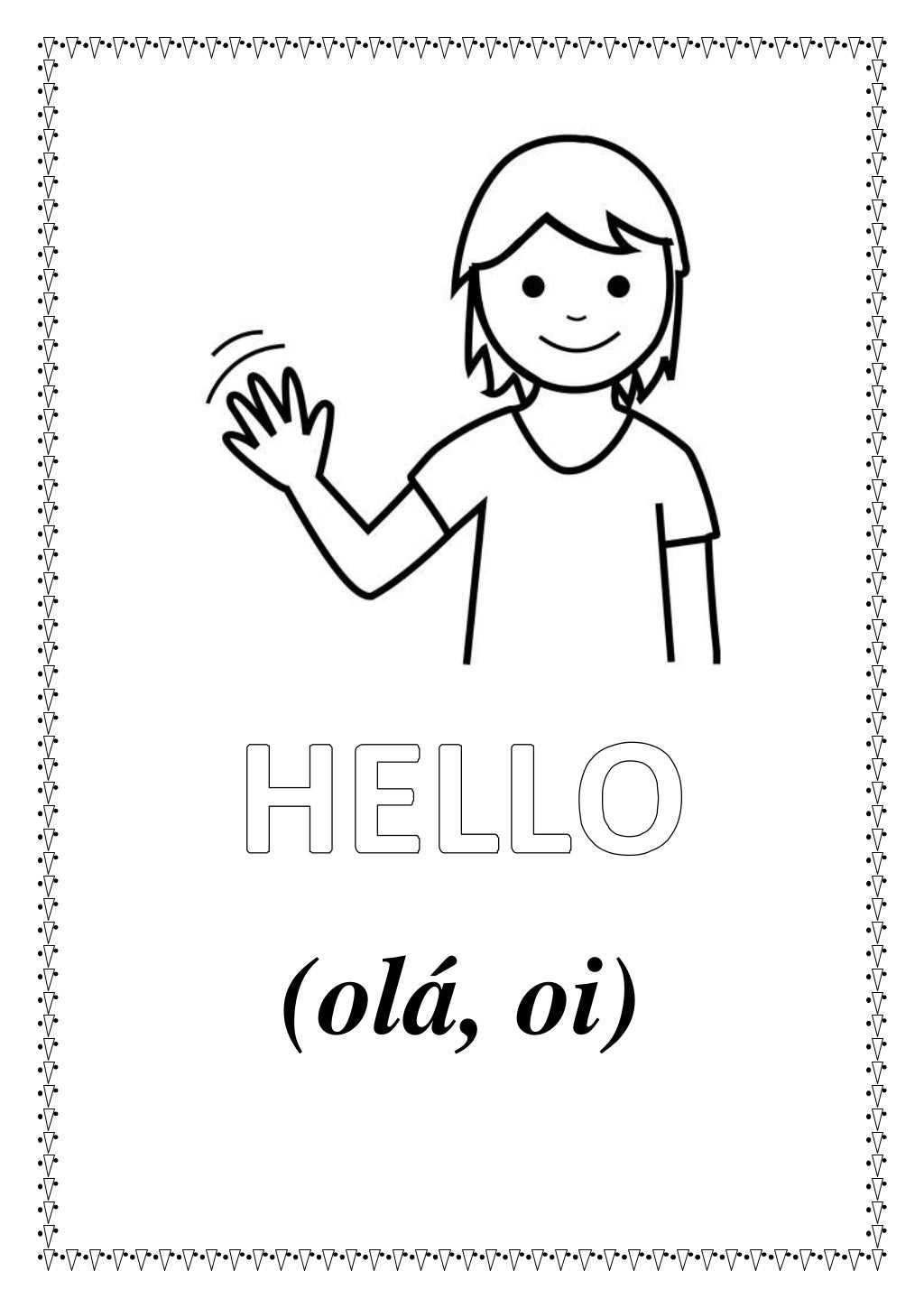 Flashcards greetings