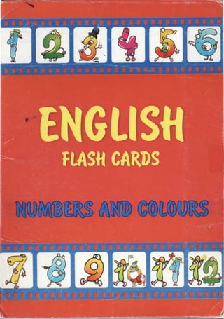 Flash Cards  Numbers And Colours