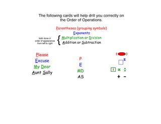 Flashcards - Order of O