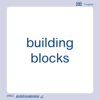 building
blocks
 