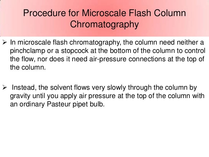 Flash chromatography