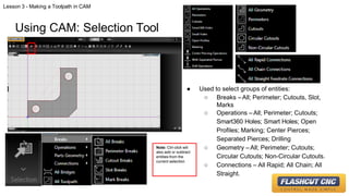 Comprehensive FlashCut CNC Version 10 CAD/CAM/CNC Tutorial | PDF
