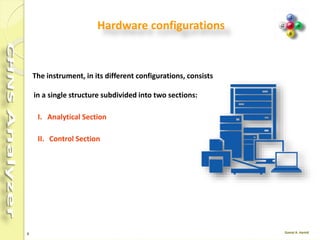 8
Instruments configuration
The molecular design of the FLASH 2000 Series means that laboratories can
easily change the configuration to any other, according to their needs and
application fields.
 CHN
 CHNS
 NC ORG
 NCS
 NC soil
 N lube
 N org
 N protein
 Oxygen
 Sulphur
 
