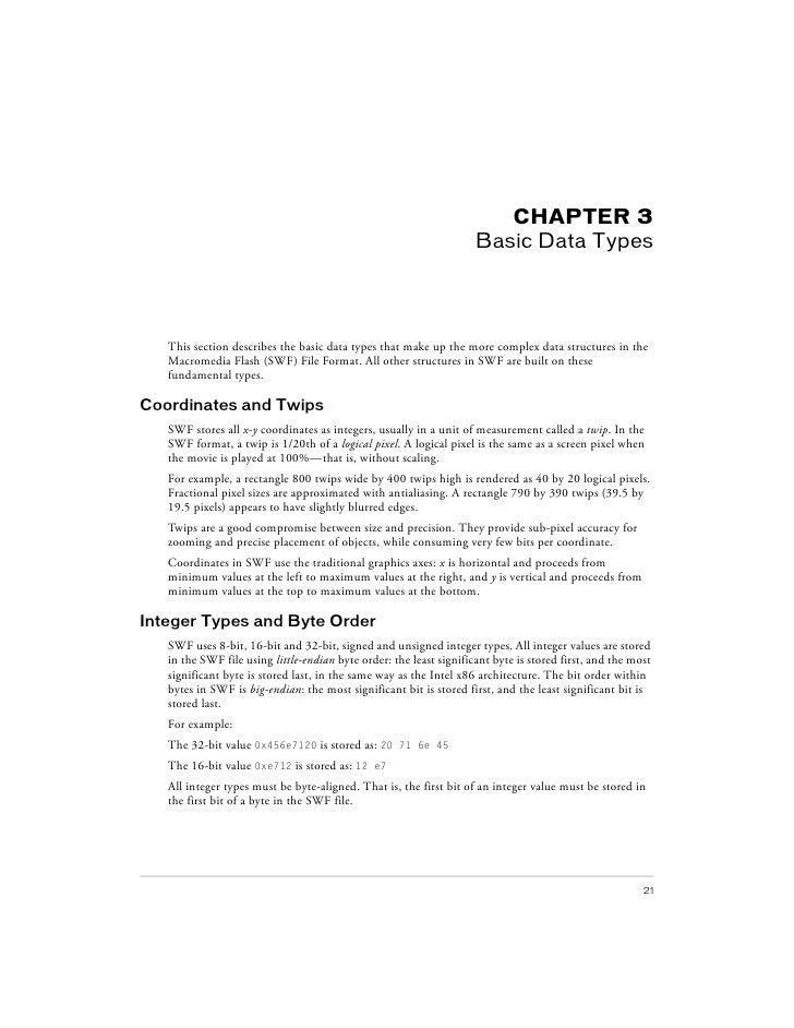 Flash File Format Specification