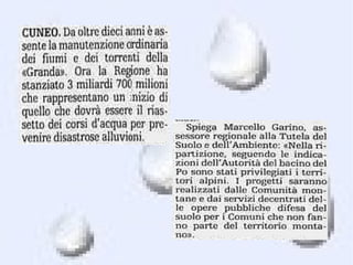 Flash flood e giornali