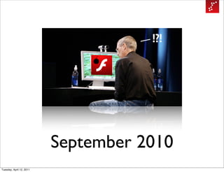 September 2010
Tuesday, April 12, 2011
 