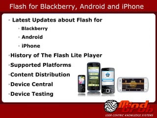 Flash For Blackberry Iphone And Android