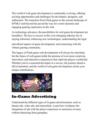 Flash Game Web Development: A Deep Dive into the World of Interactive ...