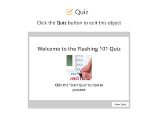 Ordering and Support
To order, contact Mitten’s customer service department
at 1-888-MITTEN4.
Quiz
Click the Quiz button to edit this object
 