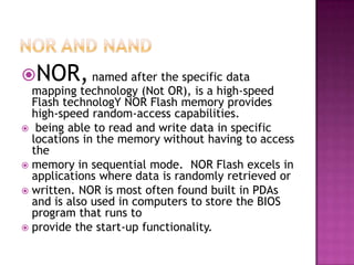 Flash Memory OS | PPTX
