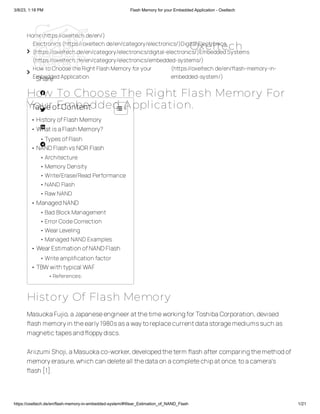 Flash Memory for your Embedded Application - Oxeltech.pdf