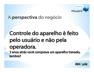 A perspectiva do negócio
 