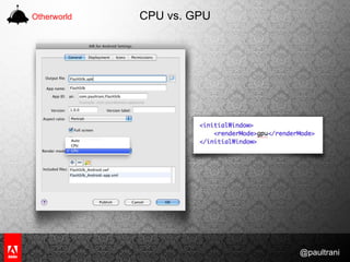 Display ObjectsObjects that aren’t interactive?trace(getSize(new Shape()));// output: 216Interactive but no timeline?trace(getSize(newSprite()));// output: 396Need animation? trace(getSize(newMovieClip()));// output: 416