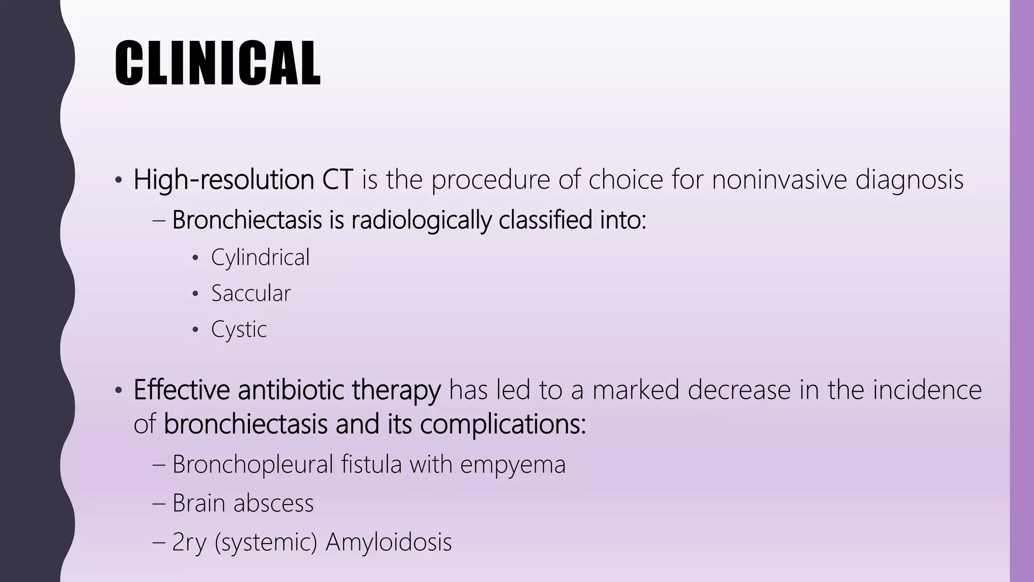 FlashPath - Lung - Bronchiectasis | PPT | Free Download