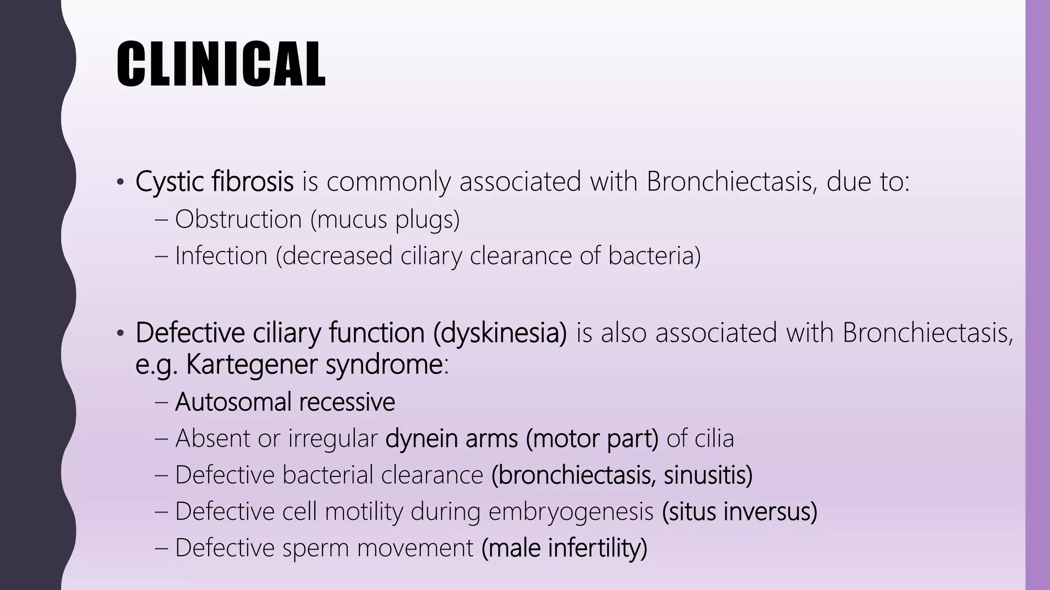 FlashPath - Lung - Bronchiectasis | PPT