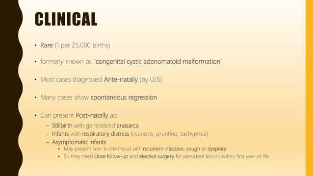 FlashPath - Lung - Congenital Pulmonary Airway Malformation | PPT