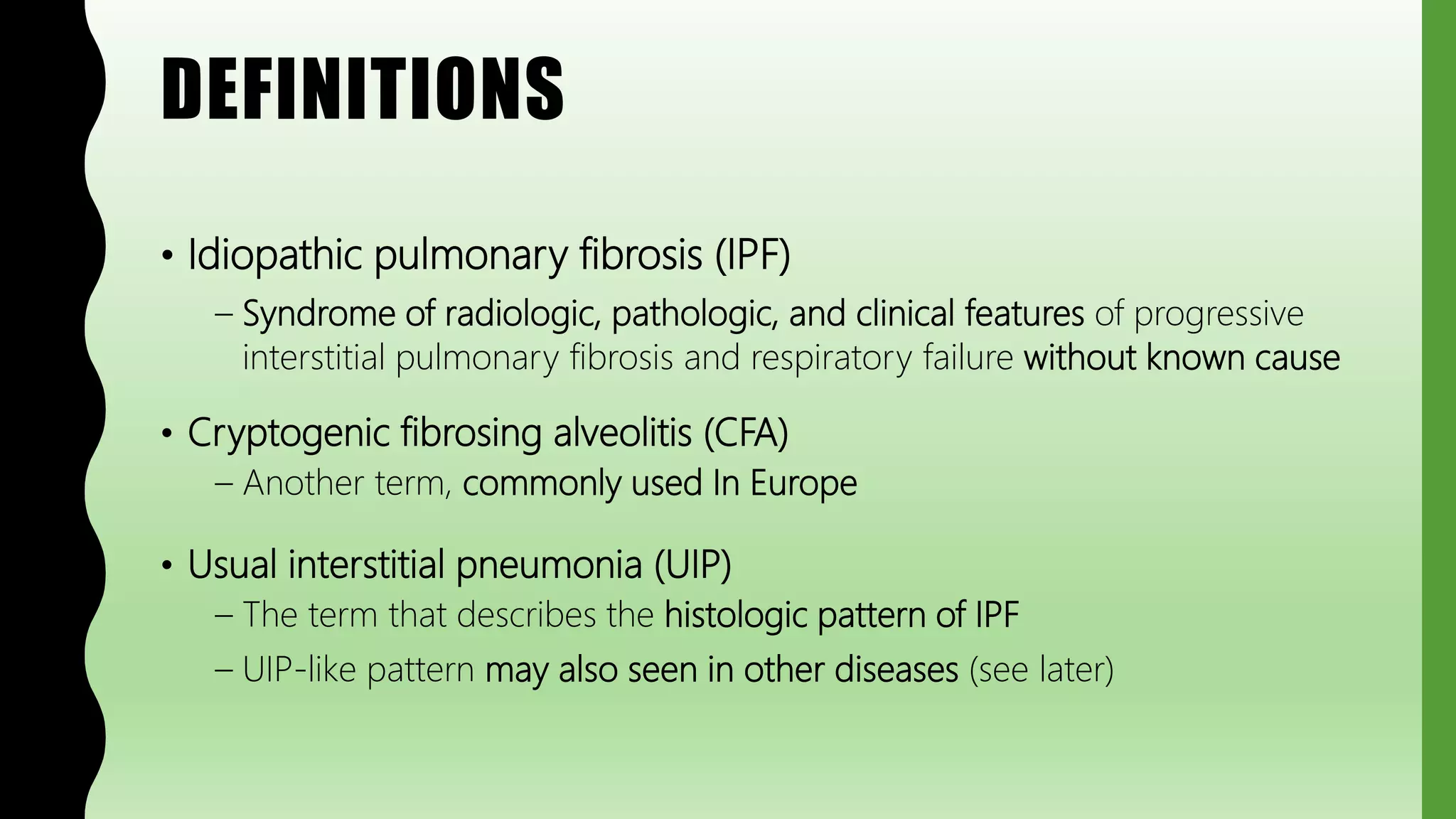 FlashPath - Lung - Idiopathic Pulmonary Fibrosis - Usual Interstital ...