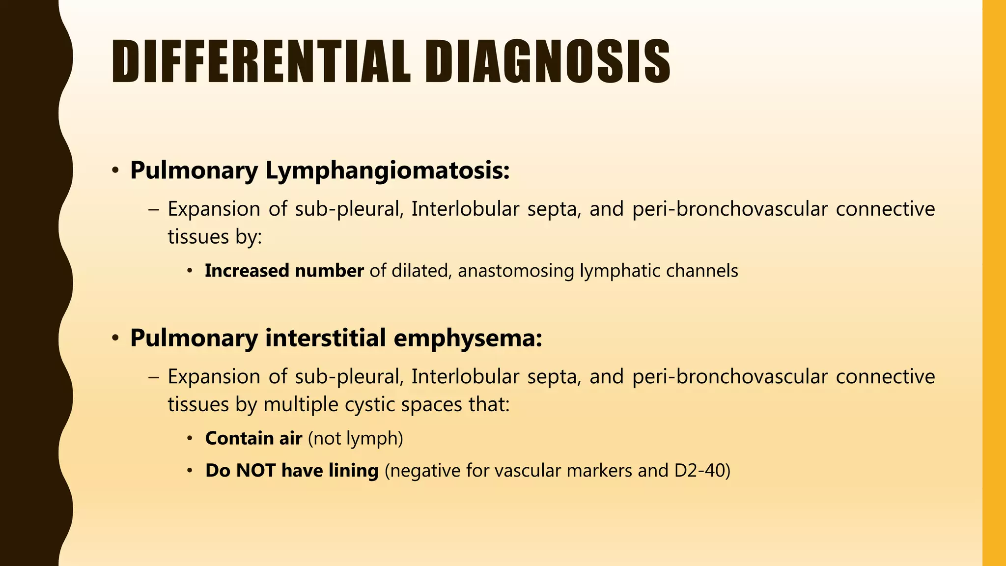 FlashPath - Lung - Pulmonary Lymphangiectasis | PPTX