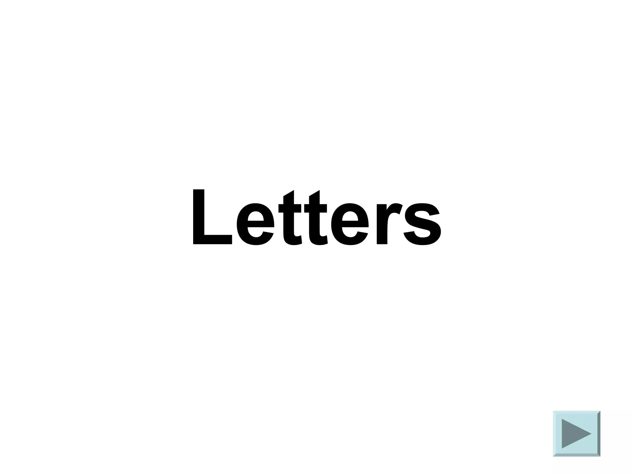 Letters