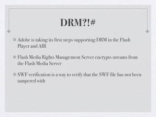 The Evolution of the Flash Platform | PDF