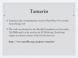 The Evolution of the Flash Platform | PDF