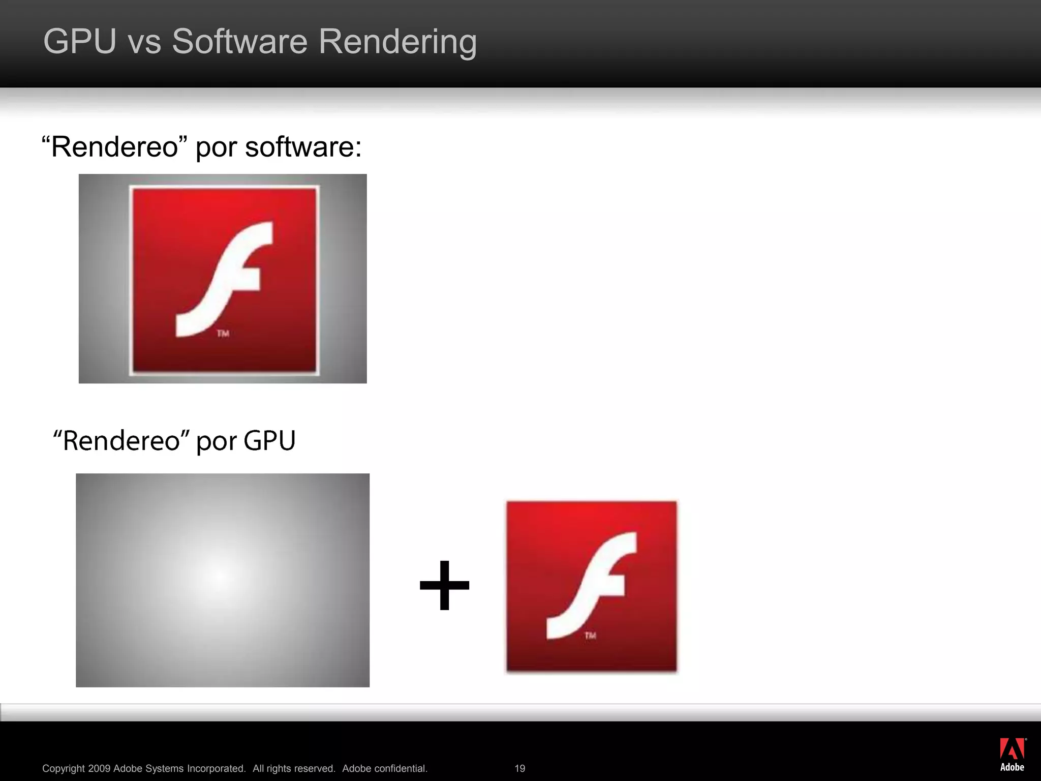GPU vs Software Rendering“Rendereo” por software:“Rendereo” por GPU+