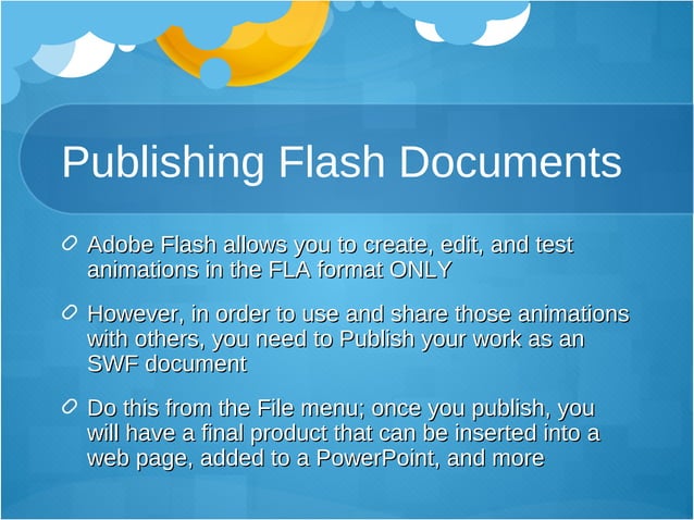 Intro to Adobe Flash | PPT | Internet for Beginners | Internet