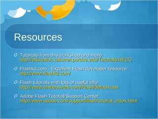 Intro to Adobe Flash | PPT