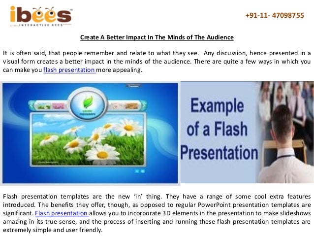 flash presentation templates