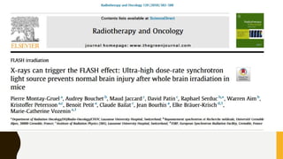 Flash RT- flash radiation therapy .pptx
