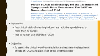 Flash RT- flash radiation therapy .pptx