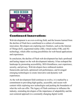 The Rise of Flash Web Development | PDF