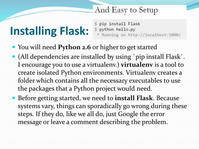 Flask | PPT