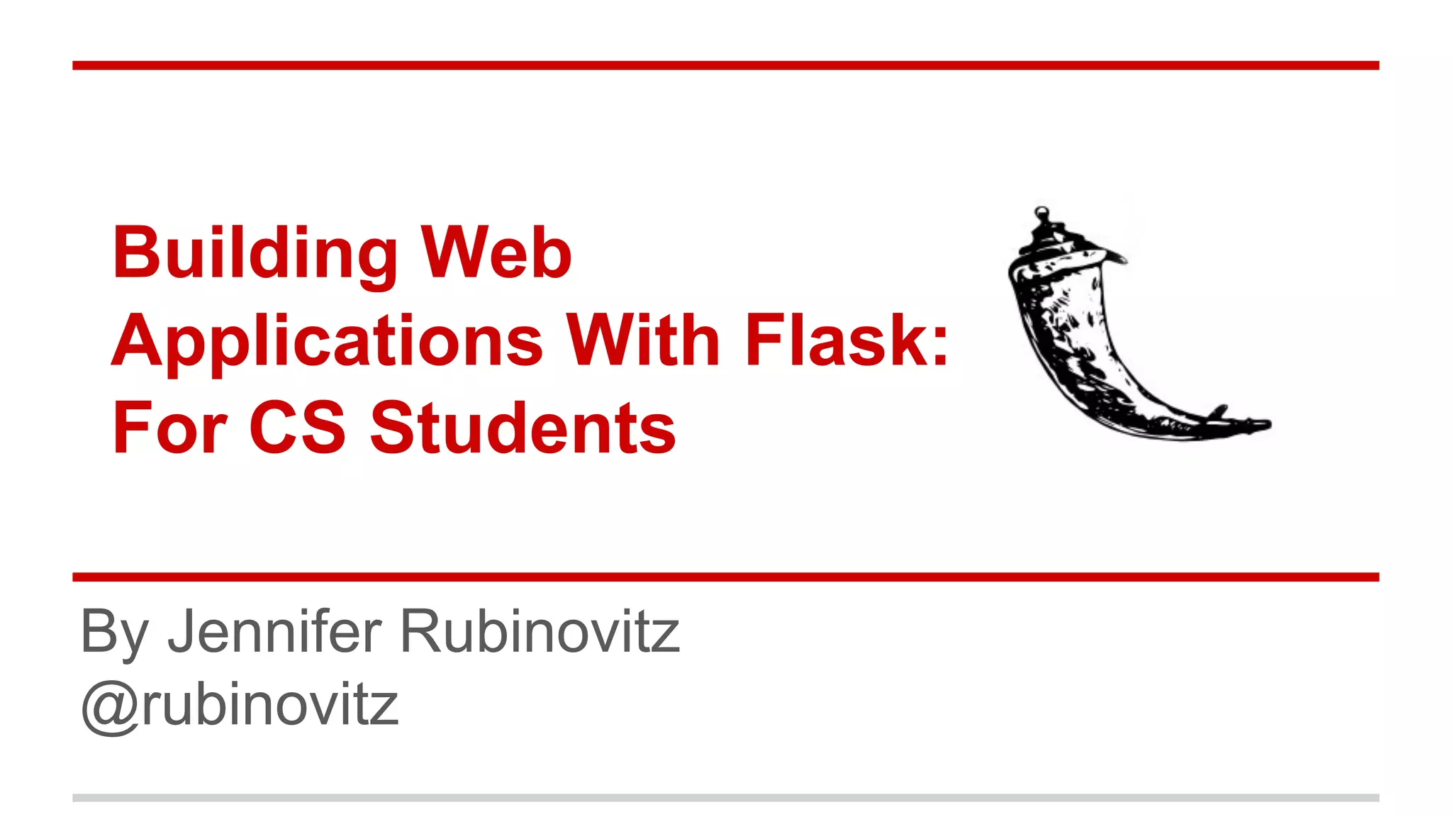 Flask for cs students | PDF | Databases | Computer Software and ...