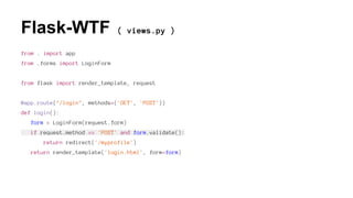 Jinja2 Templates - San Francisco Flask Meetup | PPT
