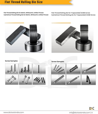 Flat & Circular Threading Dies | PDF