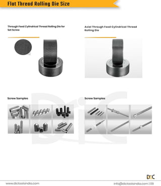 Flat & Circular Threading Dies | PDF