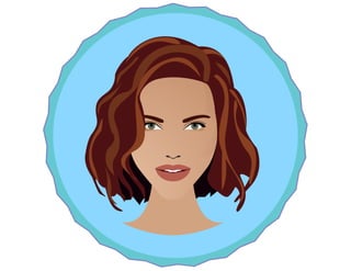 Flat avatar - Scarlett Johansson