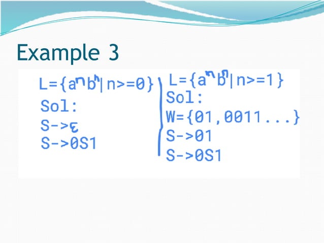 Formal Languages and Automata Theory unit 3 | PPT