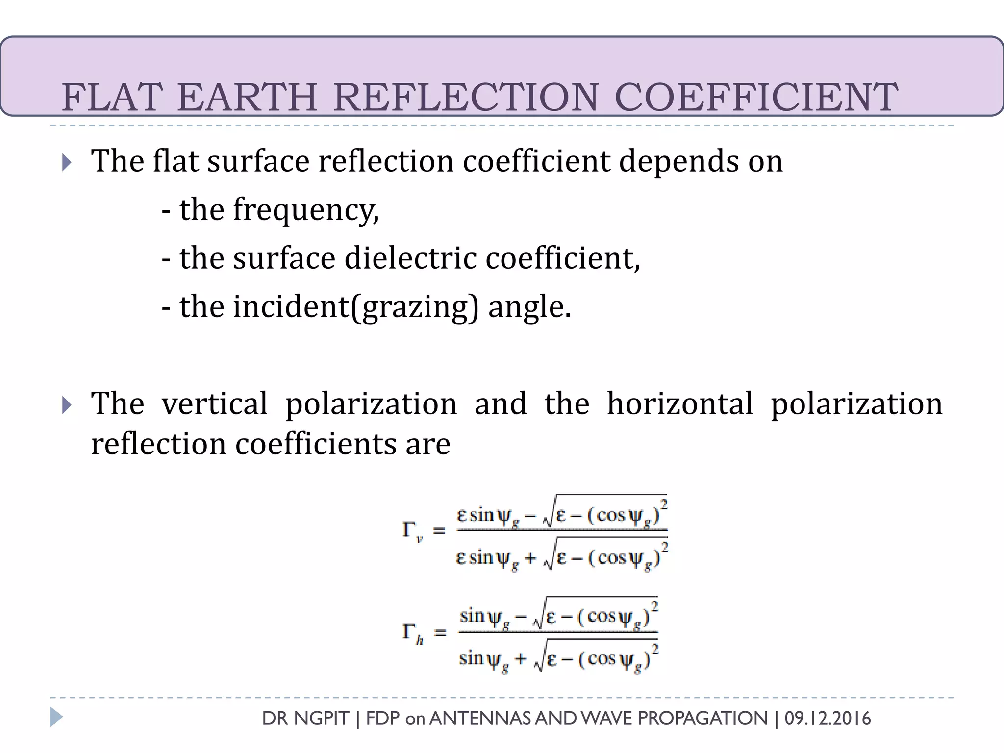 Flat and curved earth propagation | PDF