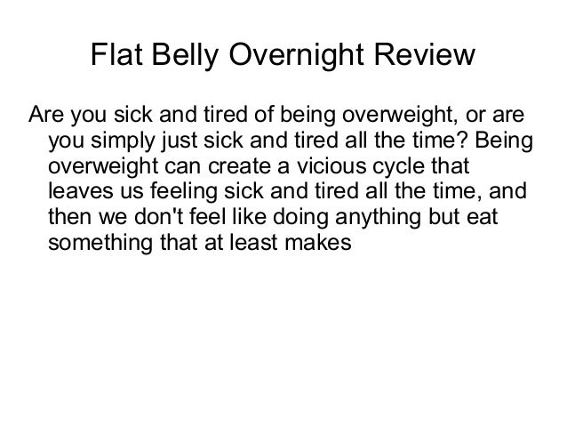Flat Belly Overnight >> Flat Belly Overnight Review Flat Belly Overnight >> Flat Belly Overnight Review