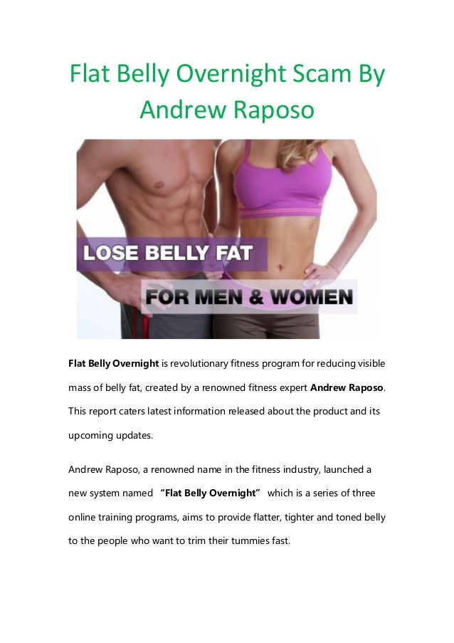 lose belly fat overnight