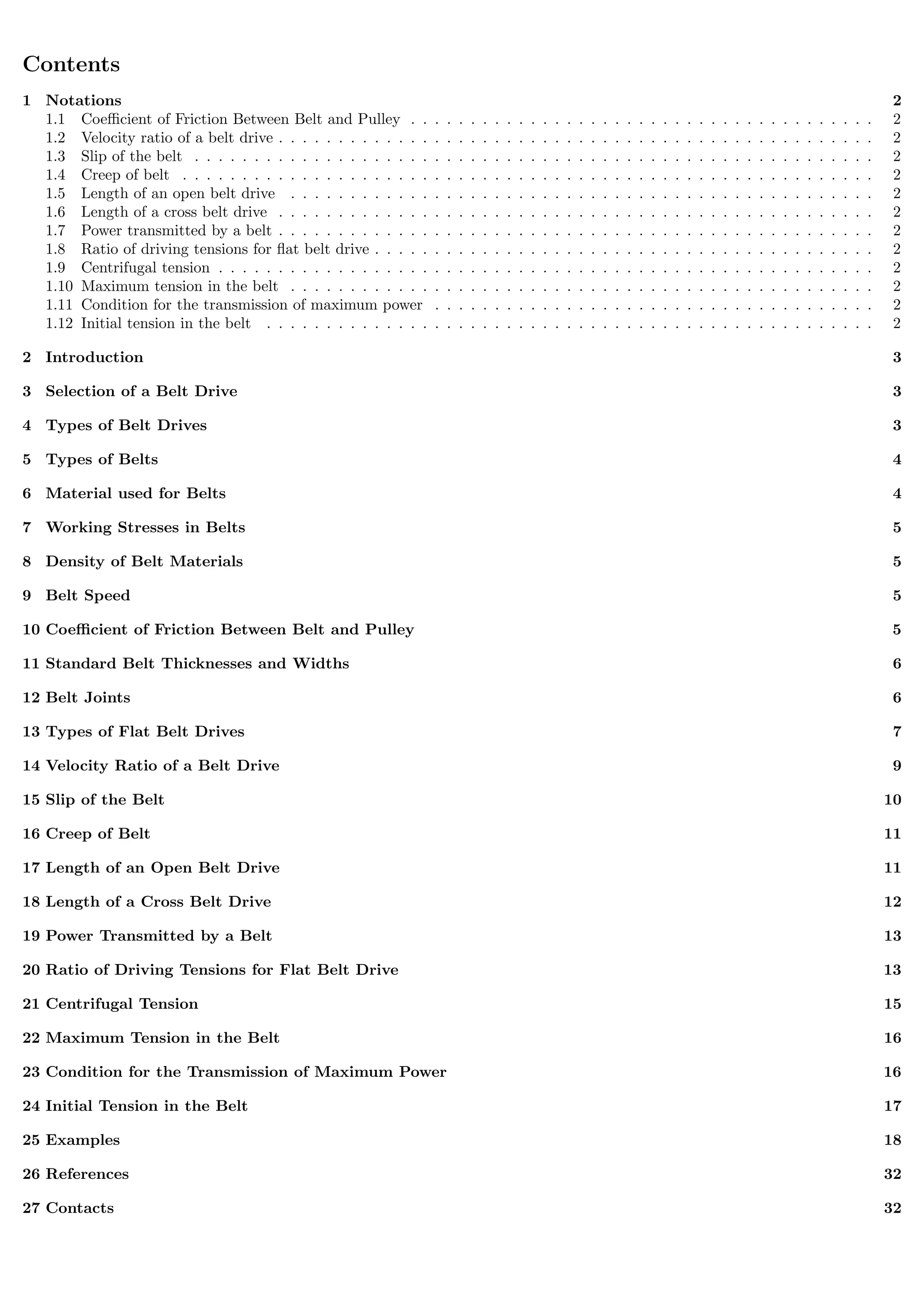 Flat belt drives PDF